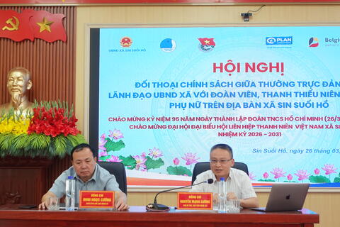 Hội nghị đối thoại chính sách giữa Thường trực Đảng ủy, lãnh đạo UBND xã với đoàn viên, thanh thiếu niên, hội viên phụ nữ trên địa bàn xã