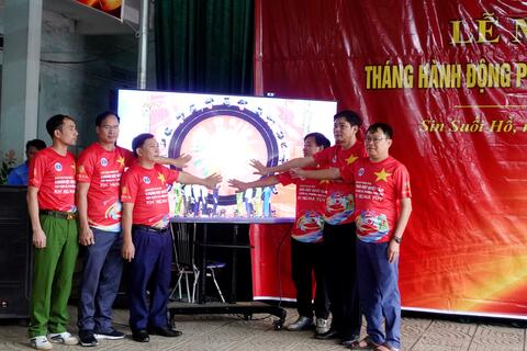 Xã Sin Suối Hồ tham dự Lễ mít tinh trực tuyến và tổ chức giải chạy bộ hưởng ứng tháng hành động phòng, chống ma túy năm 2026.