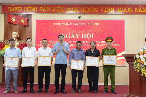 Ngày hội toàn dân bảo vệ an ninh Tổ quốc và diễn đàn Công an xã lắng nghe ý kiến nhân dân năm 2026.