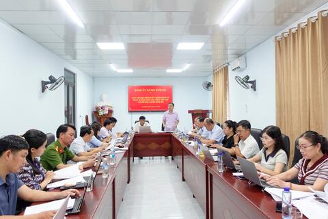 Xã Sin Suối Hồ họp BCĐ khám sức khỏe định kỳ hoặc khám sàng lọc miễn phí cho người dân trên địa bàn xã.