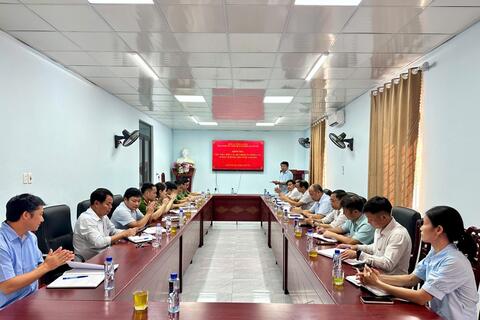 Đoàn kiểm tra việc thực hiện các quy định của pháp luật về bảo vệ bí mật Nhà nước tại xã Sin Suối Hồ