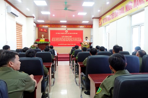 Xã Sin Suối Hồ tổ chức Lễ công bố Quyết định thành lập và công nhận lực lượng tham gia bảo vệ an ninh, trật tự ở cơ sở