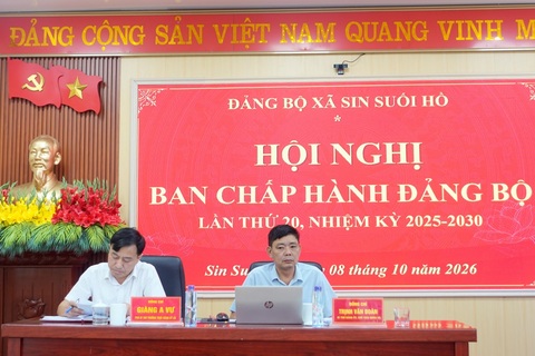 Hội nghị Ban Chấp hành Đảng bộ xã lần thứ 20, nhiệm kỳ 2025 - 2030