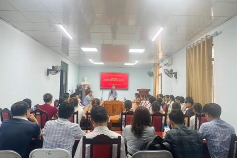 Gặp mặt, động viên đội ngũ giáo viên và học sinh trước kỳ thi học sinh giỏi lớp 8,9 cấp tỉnh năm học 2025 – 2026