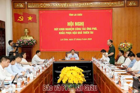 Xã Sin Suối Hồ tham dự hội nghị rút kinh nghiệm công tác ứng phó, khắc phục hậu quả thiên tai