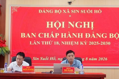 Hội nghị Ban Chấp hành Đảng bộ xã lần thứ 18, nhiệm kỳ 2025-2030